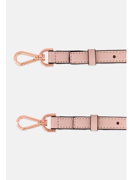 Michael Kors Scalloped Leather Shoulder Strap, Pink  - Image 2
