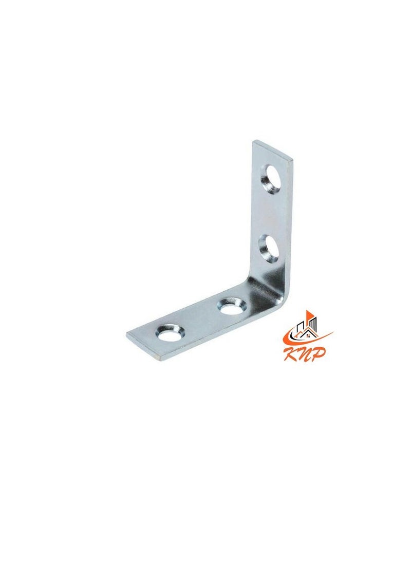 KNP GI Zinc Plated L Corner Brace 100x100x20 - Pack Of 10  - Image 1