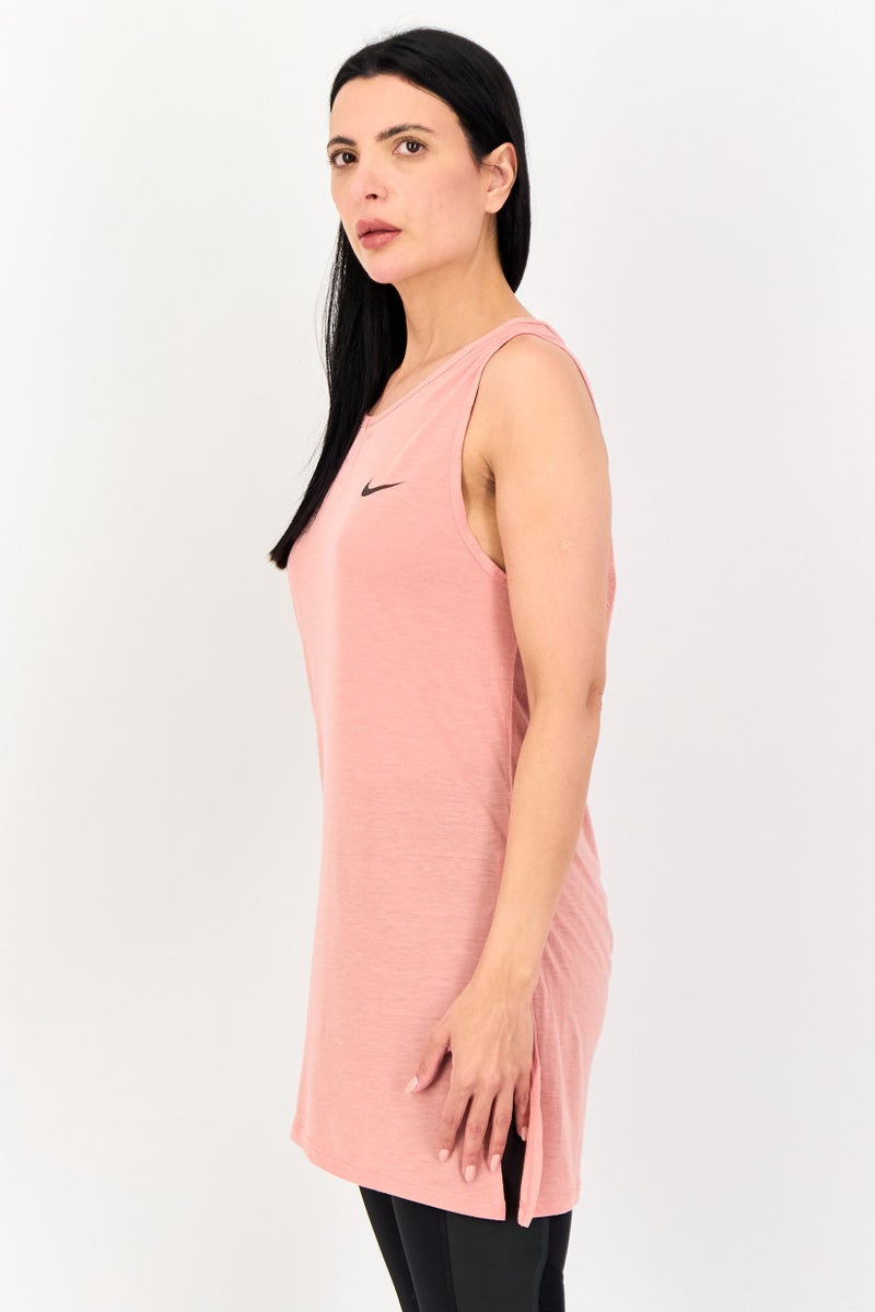 Nike Women Sportswear Fit Sleeveless Training Tank Top, Old Rose - Image 2