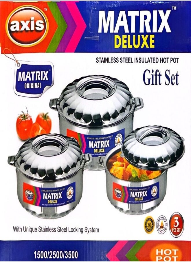 AXIS 3P Stainless Steel Hot Pot With Lids1500L/2500L/3500L  - Image 1