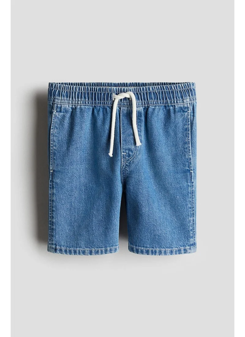 اتش اند ام Cotton denim shorts