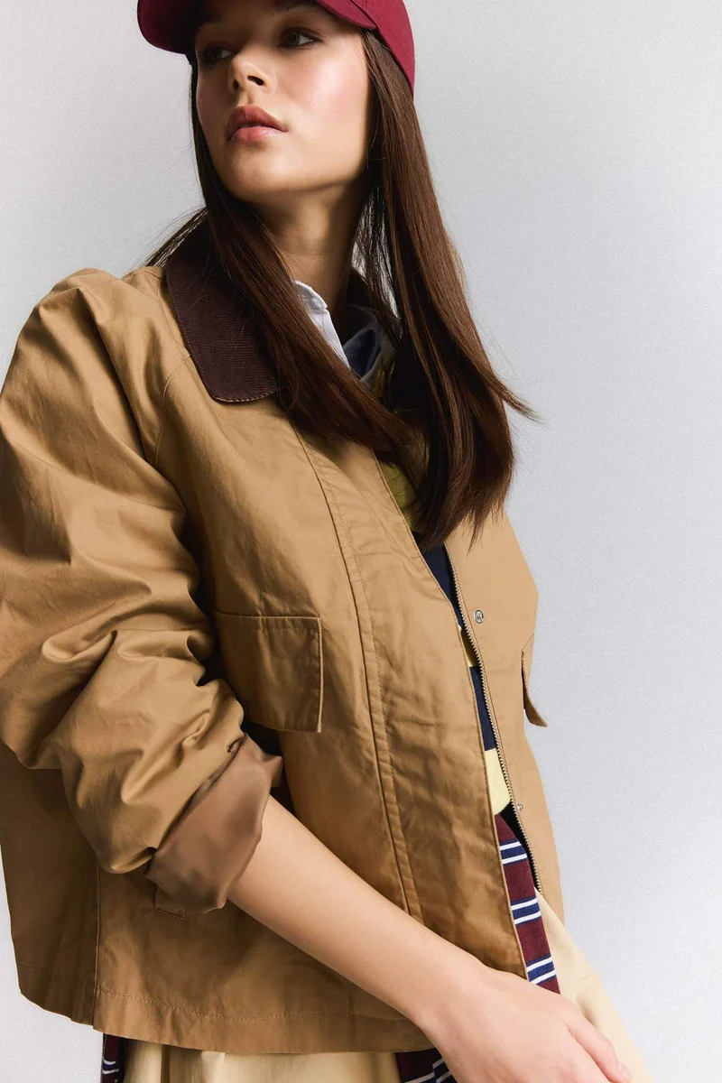 ديفاكتو Waterproof Regular Fit Cotton Puffer Jacket