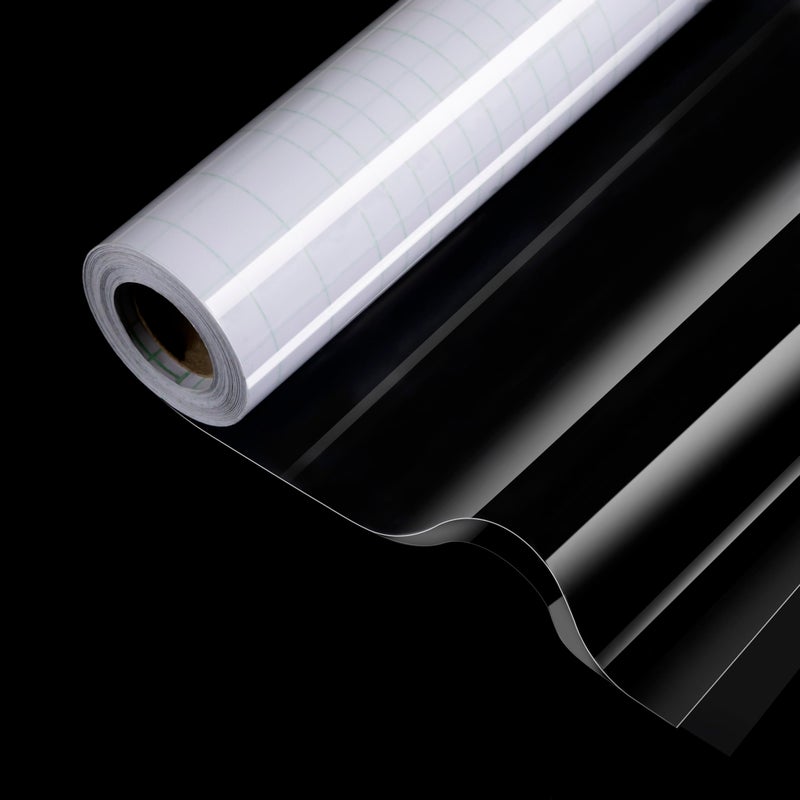 practicalWs Clear Contact Paper, Self Adhesive Removable Vinyl Film Thickness Clear Wall Protector, Waterproof Wallpaper for Kitchen Backsplash Wall Covering Cabinet Shelf Drawer Liner - Image 1