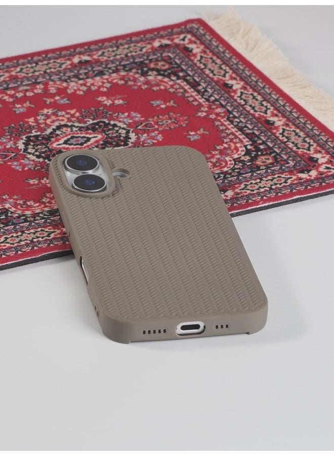 ShebSheb Soft TPU 3D Braided Fabric Phone Case for iPhone 16 Plus  - Image 4