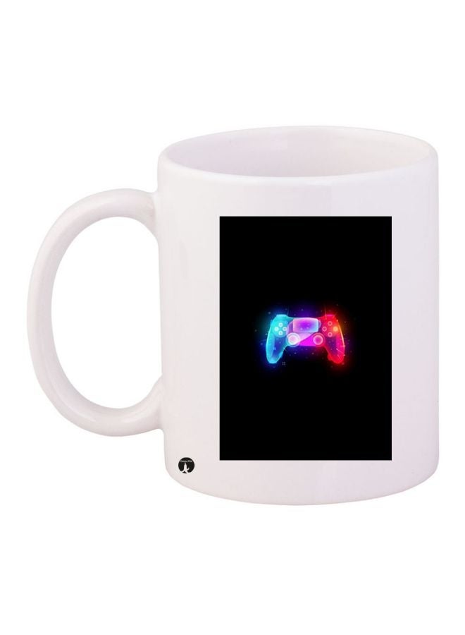 RYN Controller Printed Coffee Mug White/Black/Blue 11ounce