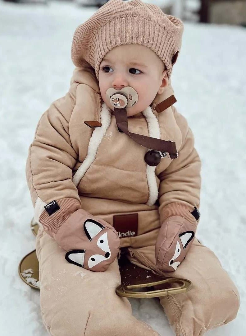 Elli Junior Elodie Details -  Wood Pacifier Clip - Chocolate - Image 2