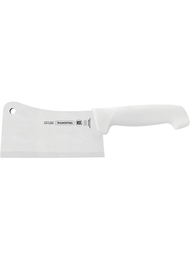 TRAMONTINA Cleaver Professional White 6 inch, Heavy Knife Impact Resistant, NSF Certified, Antimicrobian handle. - Designed for High Performance and Durability, Ideal for Professional and Ho - Image 2