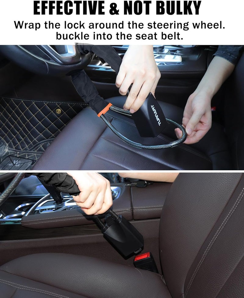 Turnart Steering Wheel Lock - Anti-Theft Device for Cars - Image 5