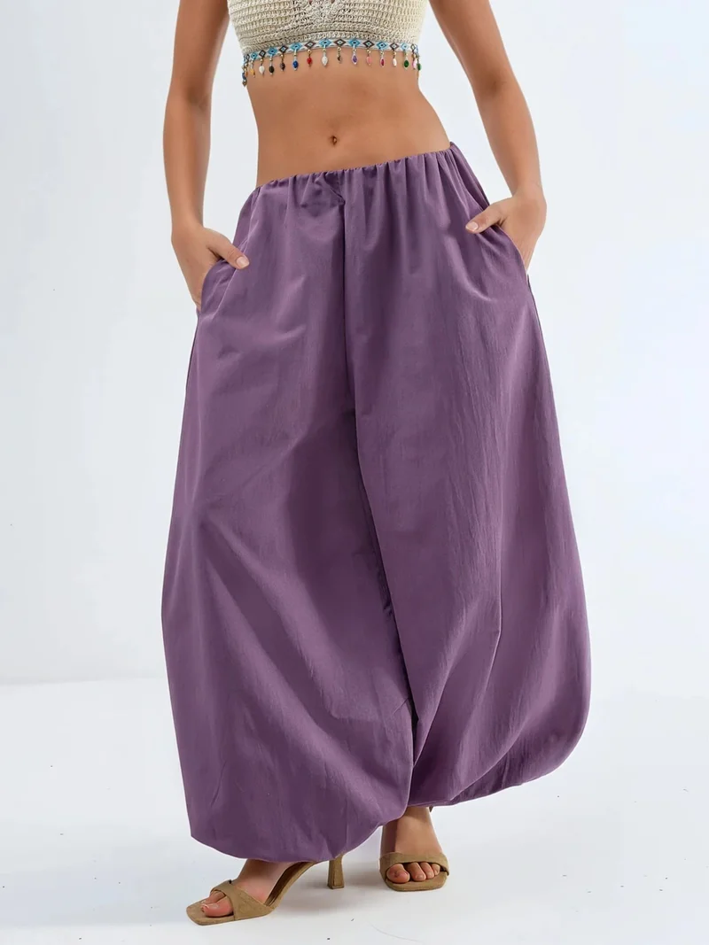 بوسيم BUSEM Elastic Waist Balloon Pants