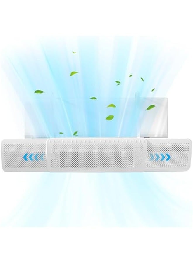 Necomi Adjustable Air Conditioner Deflector, Adjustable AC Air Deflector Suitable for Split Air Conditioners,Anti-Blast/Anti-Direct Blowing Baffle Windshield for Home,Mini-Split - Image 1