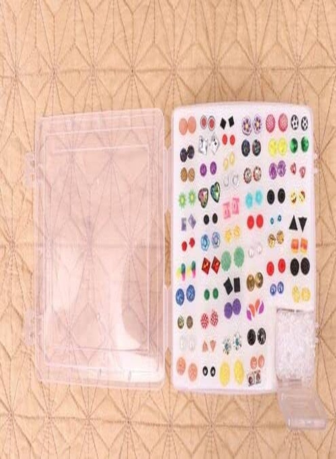 Hivata Stud Earring with Backbush For Women & Girls Earringset in Multi Color & Mix Design (Pack of 60 Pair) - Image 4