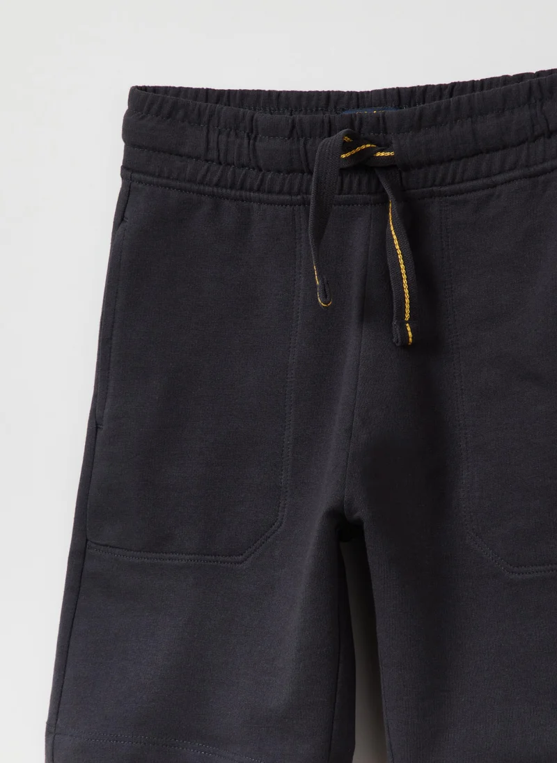 او في اس Ovs Fleece Shorts With Drawstring