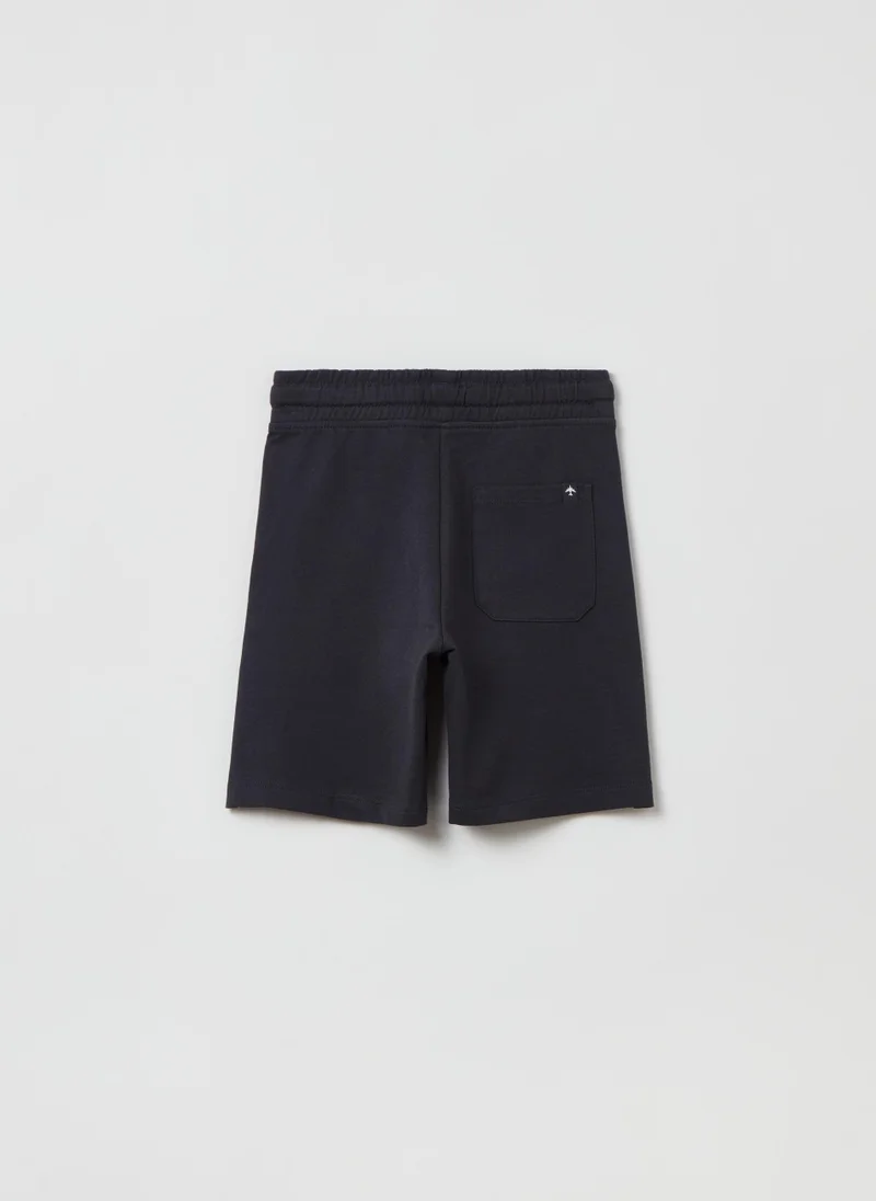او في اس Ovs Fleece Shorts With Drawstring