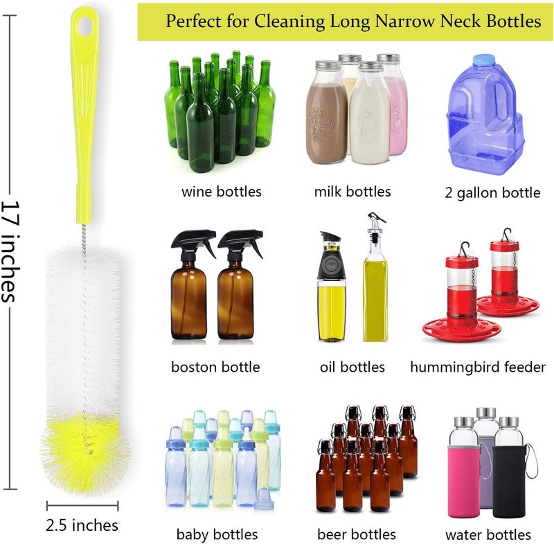 ALINK Bottle Cleaning Brush Set - Light Green - Image 3