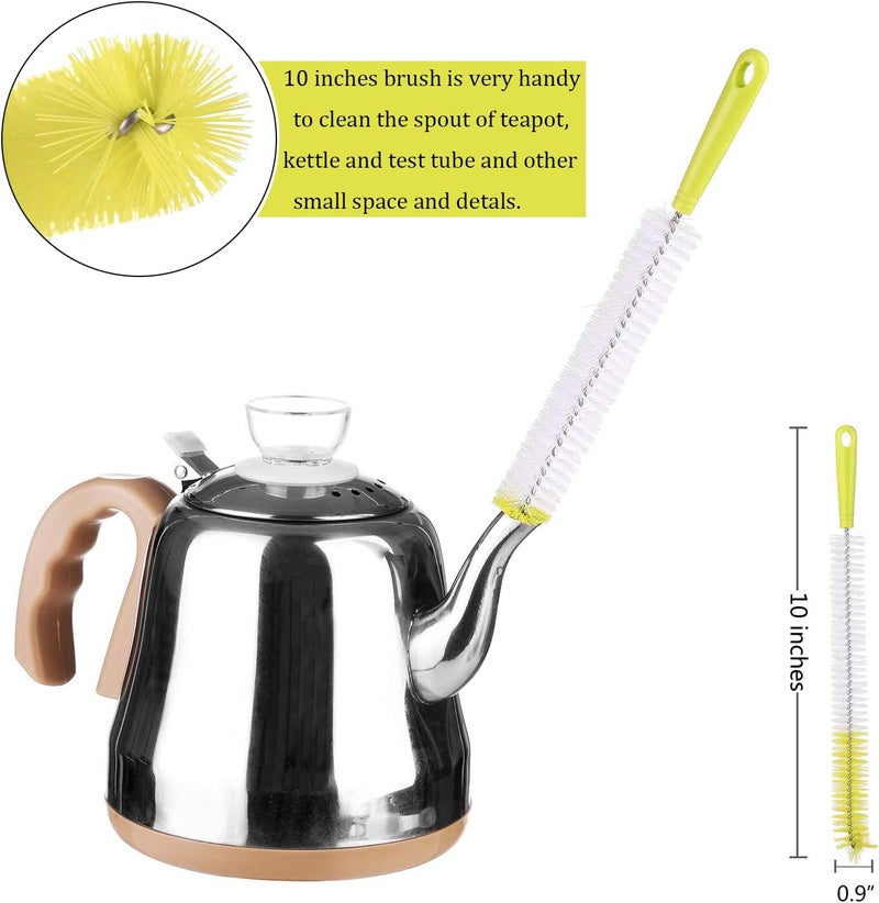 ALINK Bottle Cleaning Brush Set - Light Green - Image 5