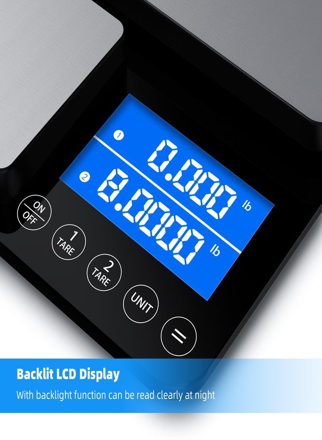 Diyife 0.001oz/33lb Dual Platform Kitchen Scale, Diyife Stainless Steel Precision Food Scale, 7 Units, Tare, Accumulation Functions, for Baking, Cooking, Pre-Meal Preparation - Image 5
