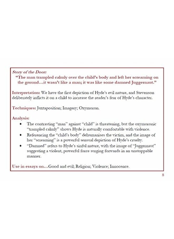 null - The Quotation Bank: Dr Jekyll and Mr Hyde GCSE Revision and Study Guide for English Literature 9-1 - Image 1