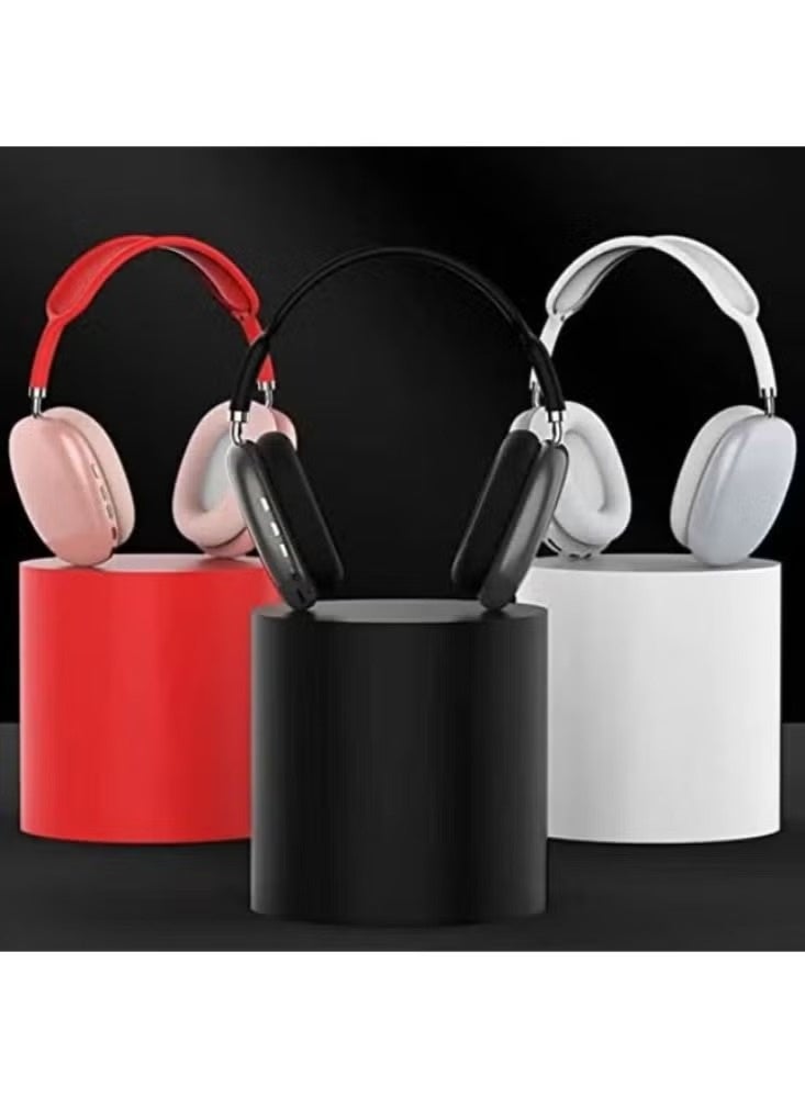Dreamzon P9 Bluetooth Wireless Headset Over-Ear Headphone With Mic Black/Silver - Image 2