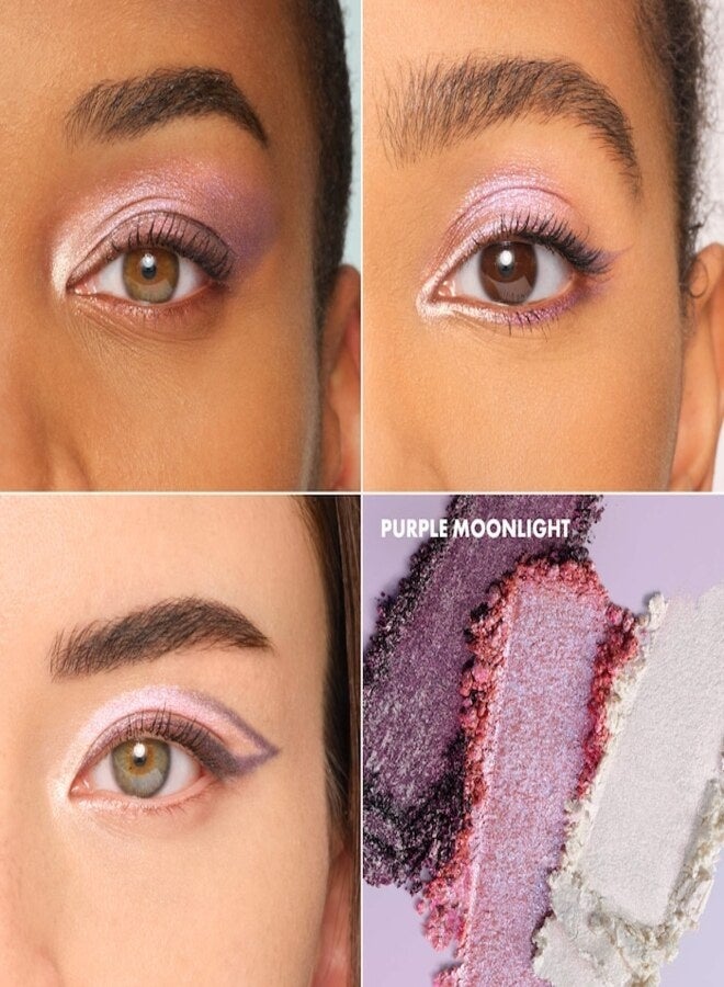 SEPHORA COLLECTION Stretch The Light Mini Mix Palette – Mini Eyeshadow Palette,  Purple Moon Light - Iridescent Lavender Glow, Luminous Eye Makeup, Compact Travel-Friendly Palette - Image 3