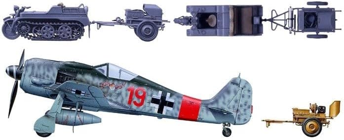 Tamiya 1:48 WWII German Kettenkraftrad with Aircraft Power Supply Unit Model Kit - Image 4
