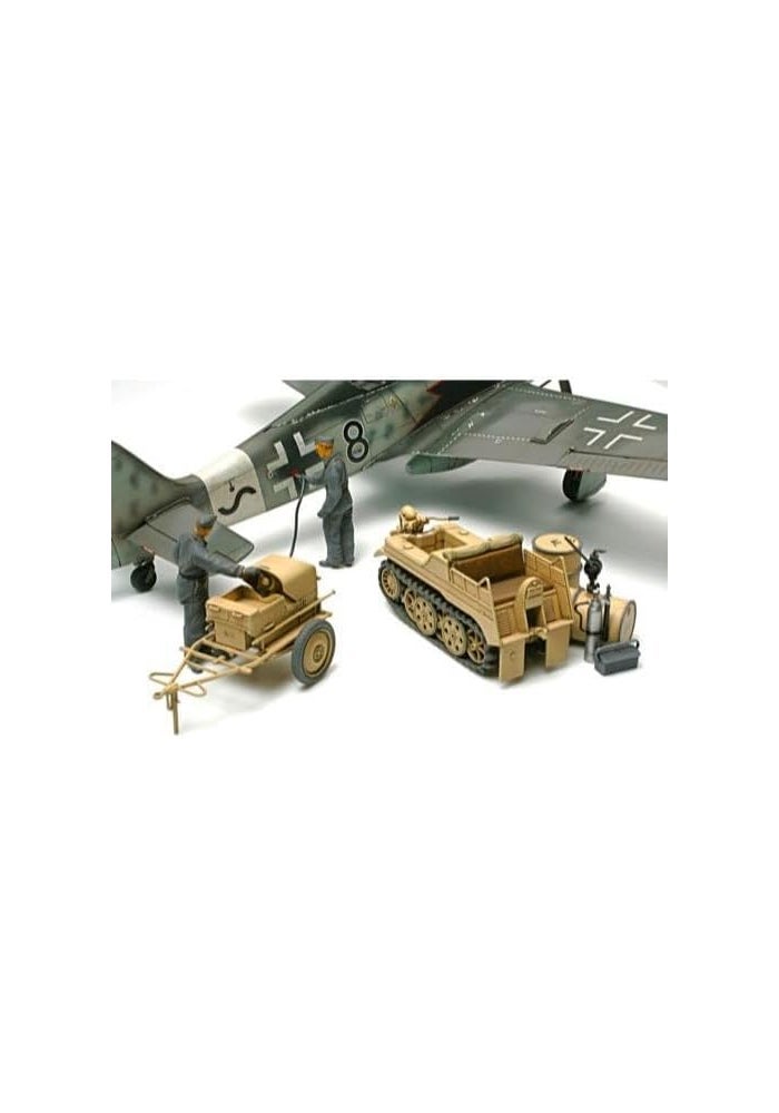 Tamiya 1:48 WWII German Kettenkraftrad with Aircraft Power Supply Unit Model Kit - Image 3