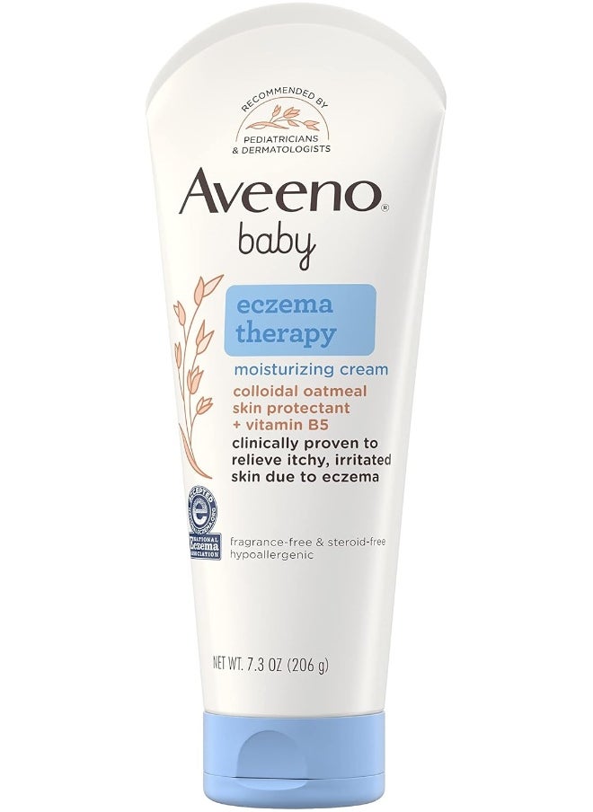 Aveeno Baby Aveeno Baby Eczema Therapy Moisturizing Cream 7.3 Oz  - Image 1