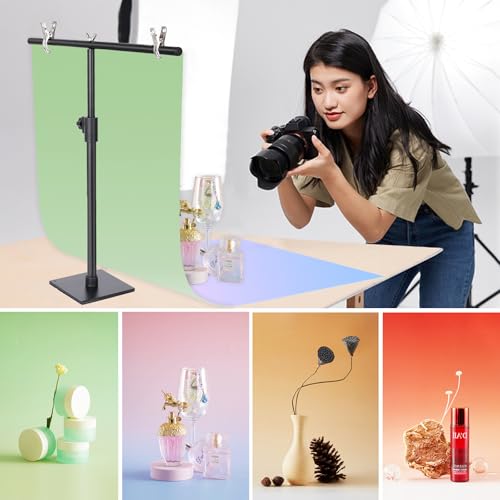 Yoocheese Photography Backdrop Product Photo Background: Small Size Paper Backdrops kit for Tabletop Food Jewelry Mini Items Pictures Photoshoot.(Gradient Color 6pcs/12pattern 22x34inch) - Image 2