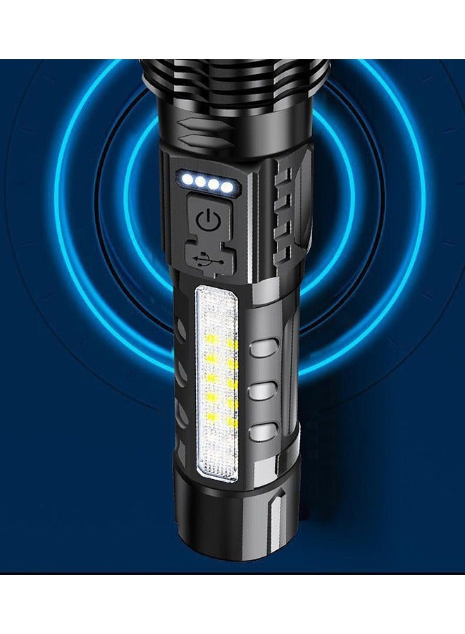USB rechargeable LED flashlight - Image 2