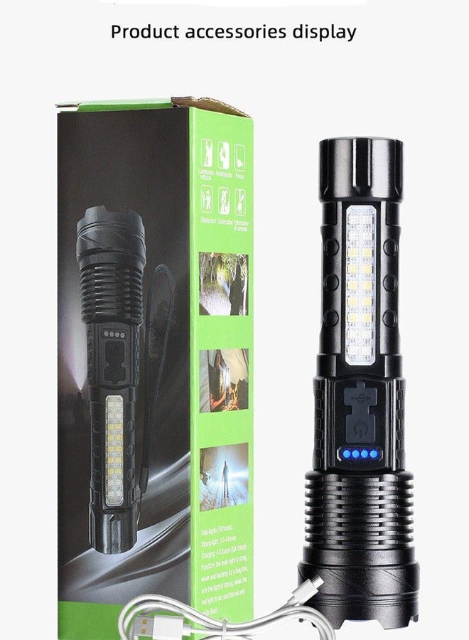 USB rechargeable LED flashlight - Image 5