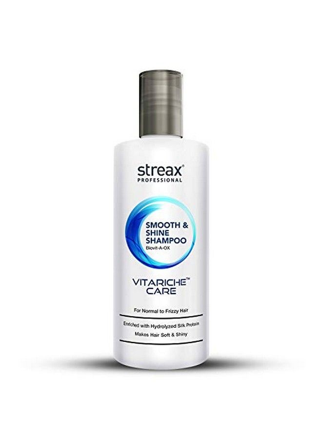 Streax شامبو فيتارشي كير الاحترافي لتنعيم الشعر ولمعانه للرجال والنساء؛ غني ببروتينات بيوفيتاوكس والحرير؛ للشعر العادي والجاف والمجعد؛ يجعل الشعر ناعمًا ولامعًا؛ 300 مل - Image 1