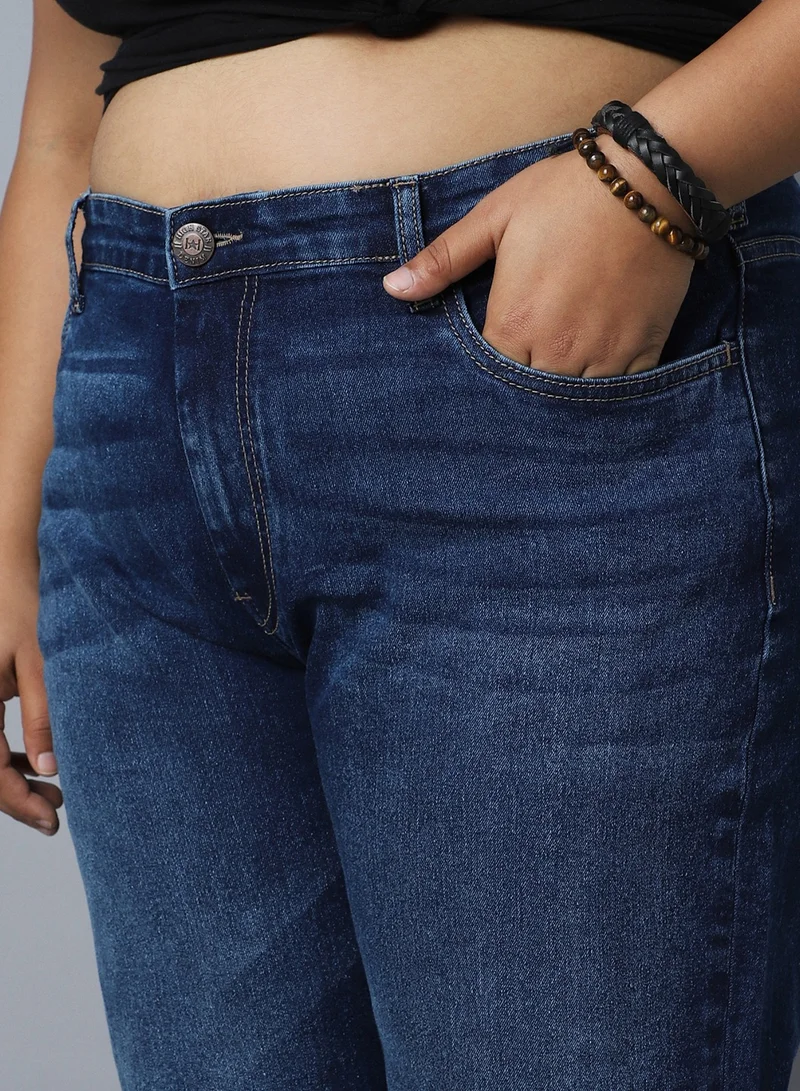 HIGH STAR Women Indigo Jeans