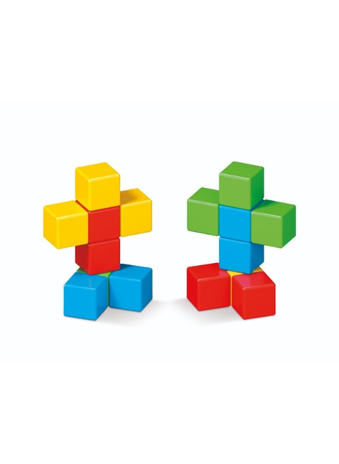GEOMAG - Geomag Magicube Full Color Crystal Magnetic Construction STEM Toy 16 Pcs - Image 1