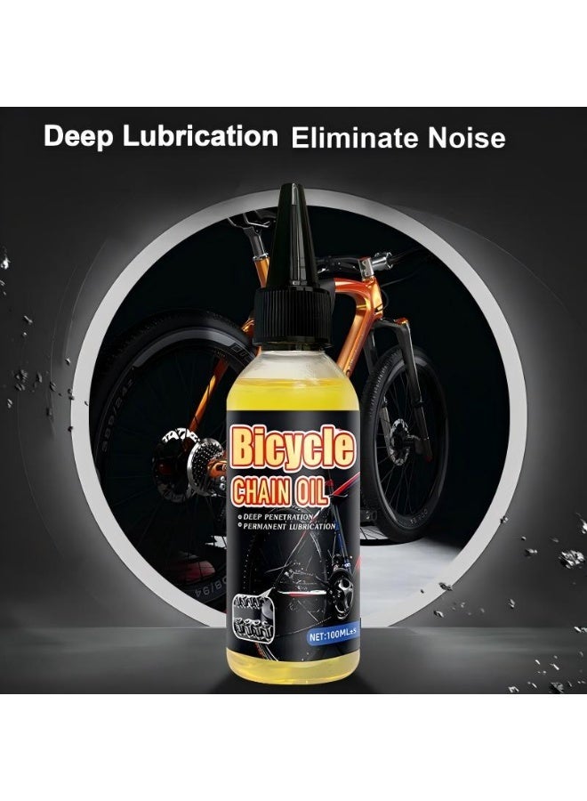 ويليام وير سلسلة دراجة زيت دراجة تحمل سلسلة مركز زيوت إصلاح التشحيم منع الصدأ يعمل أيضا للأدوات الميكانيكية آلة الخياطة اكسسوارات السيارات الأجهزة المنزلية ((100ML) - Image 2