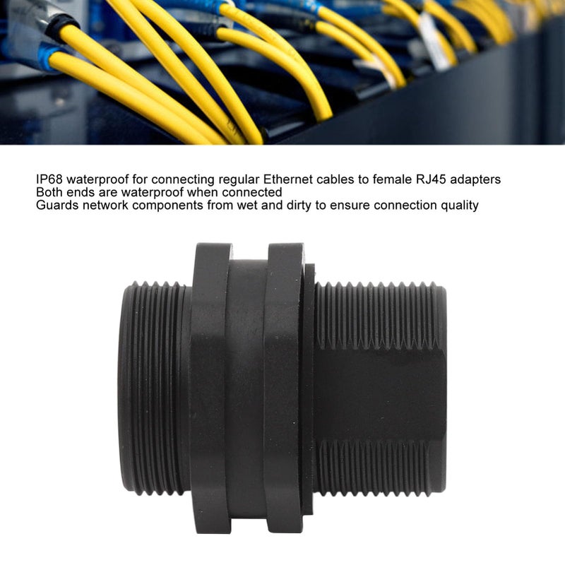IP68 Waterproof RJ45 Coupler CAT6 Female to Female Ethernet Cable Extender - Image 4