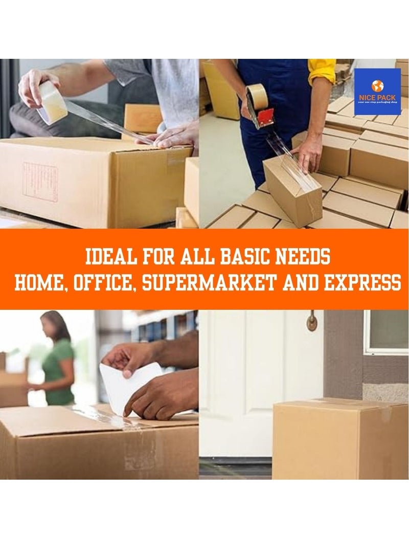 Nice Pack 2 inch wide 36 Rolls Clear Tape Heavy Duty Packaging Tape for Shipping, Moving, Stationery and Sealing - Image 3