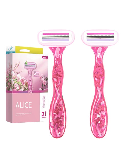 حلاقة ناعمة كالحرير للبشرة المختلطة 3 شفرات ثلاثية 2 شفرة حلاقة