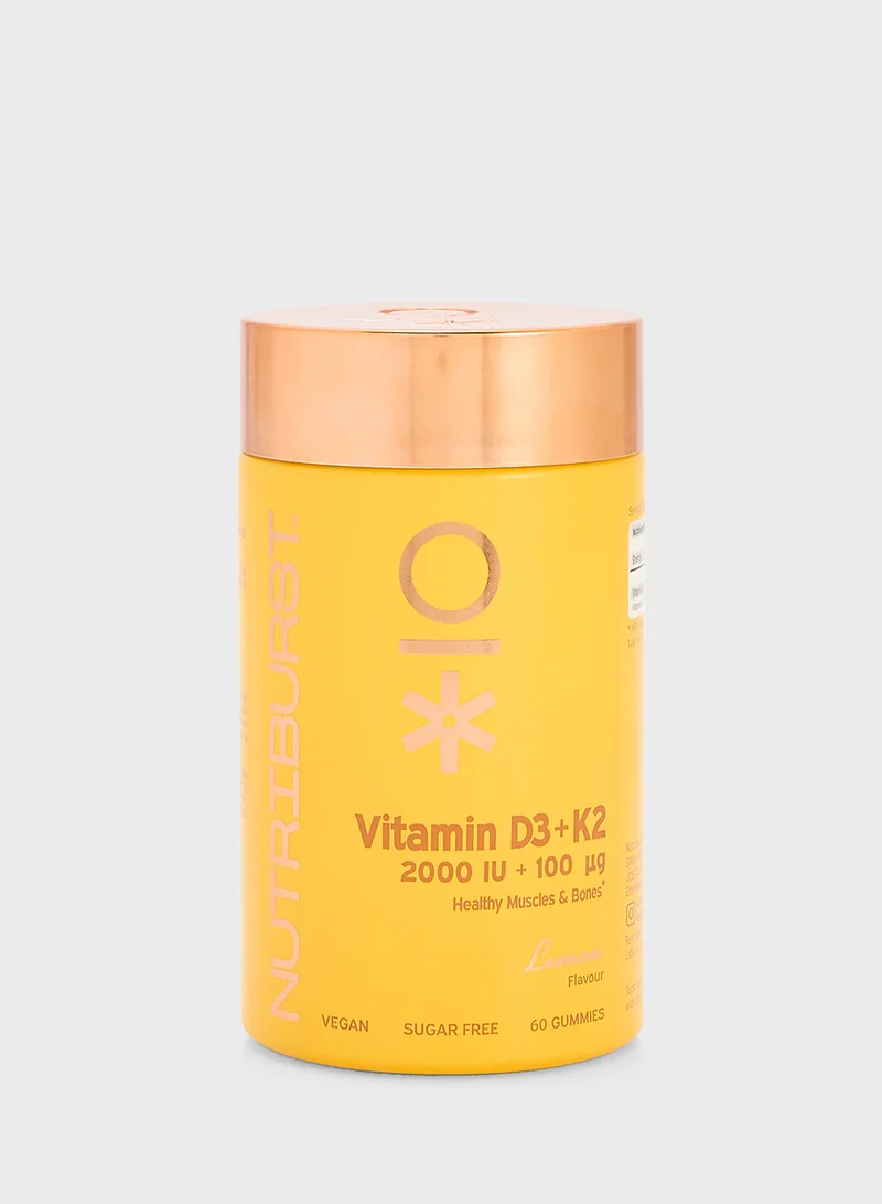Nutriburst Nutriburst Vitamin D3 + K2 60 Gummies