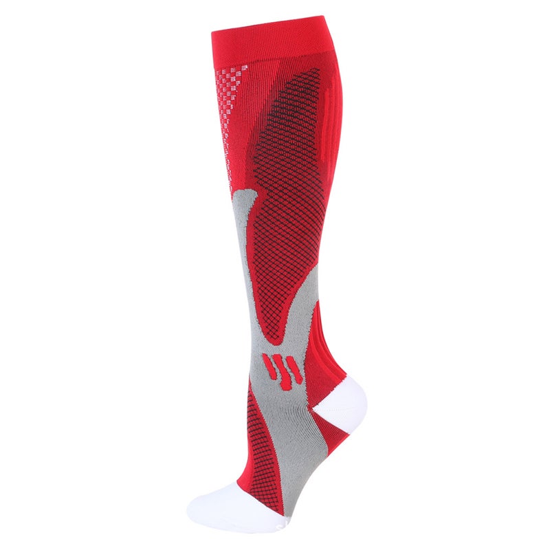 Long Compression Calf Socks, Strong Pressure Sports Compression Socks, Unisex Fitness Sweat-Absorbing And Odor-Resistant Calf Compression Socks - Image 1