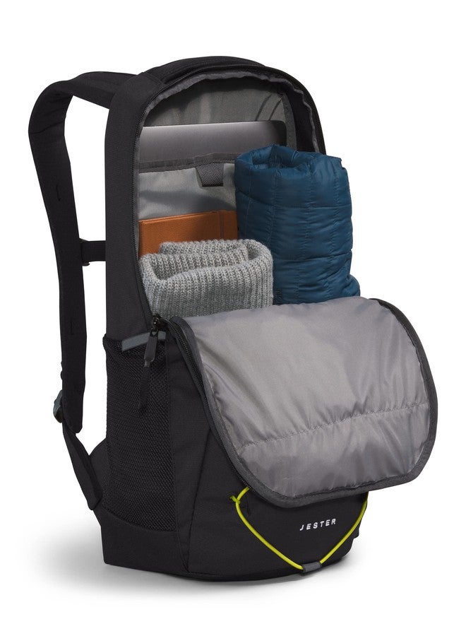 The North Face Jester, One Size, TNF Black Light Heather/Sulphur Spring Green - Image 4