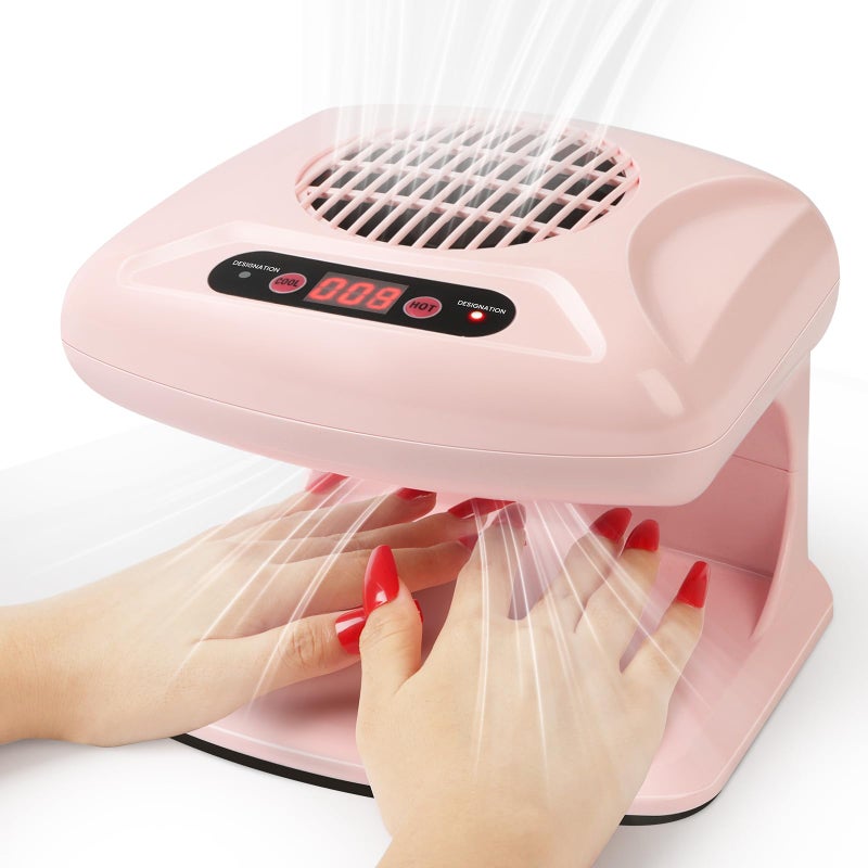 SAVILAND Professional Nail Dryer: 300W Quick Drying Nail Dryer for Regular Polish Acrylic Dip Powder Nail Dehydrator Primer Nail Polish Dryer Fan with Hot & Cold Air Must Have Nail Tech Supplies - Image 1