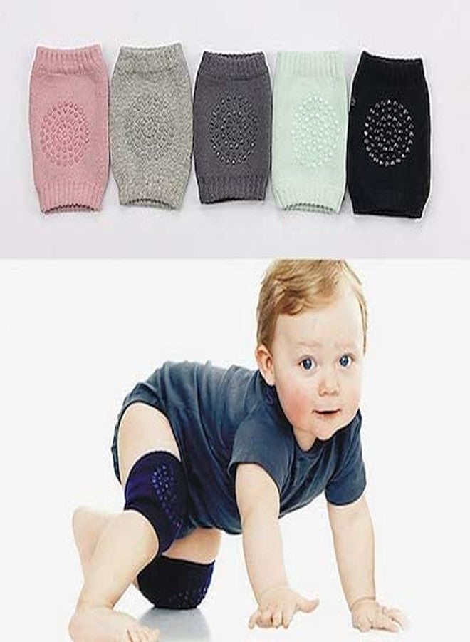 ASTOUND Baby Knee Pads Crawling Anti-Slip Leg Pad Unisex Soft Cotton Breathable Crawling Safety Protector Assorted Baby Knee Pads - Image 5