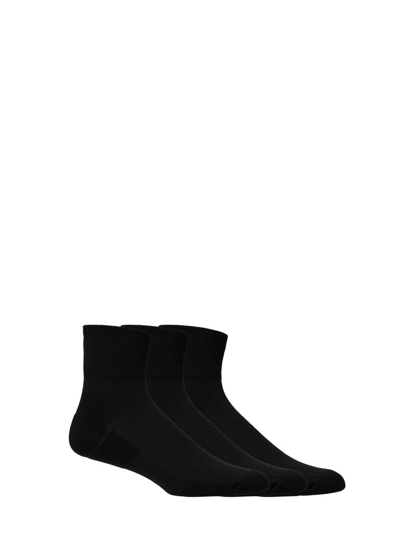 اسيكس 3 أزواج جوارب ربع كاحل للجري - Image 1