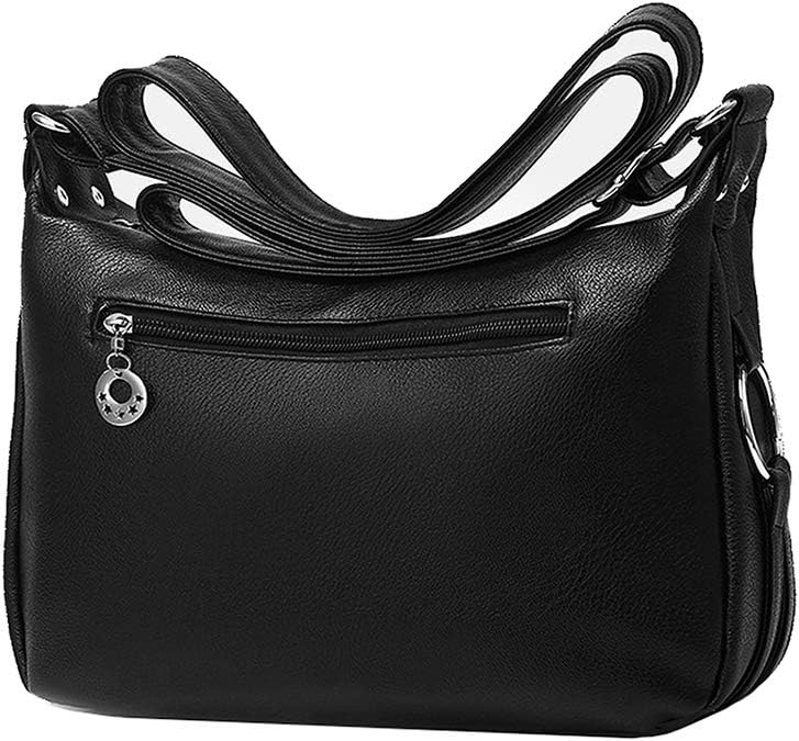 MINTEGRA Store Women Crossbody Bag Leather Handbag Pocketbook Lightweight Shoulder Purse | Leather, Pocketbook, Lightweight, Shoulder, Pocketbook, Lightweight - Image 2