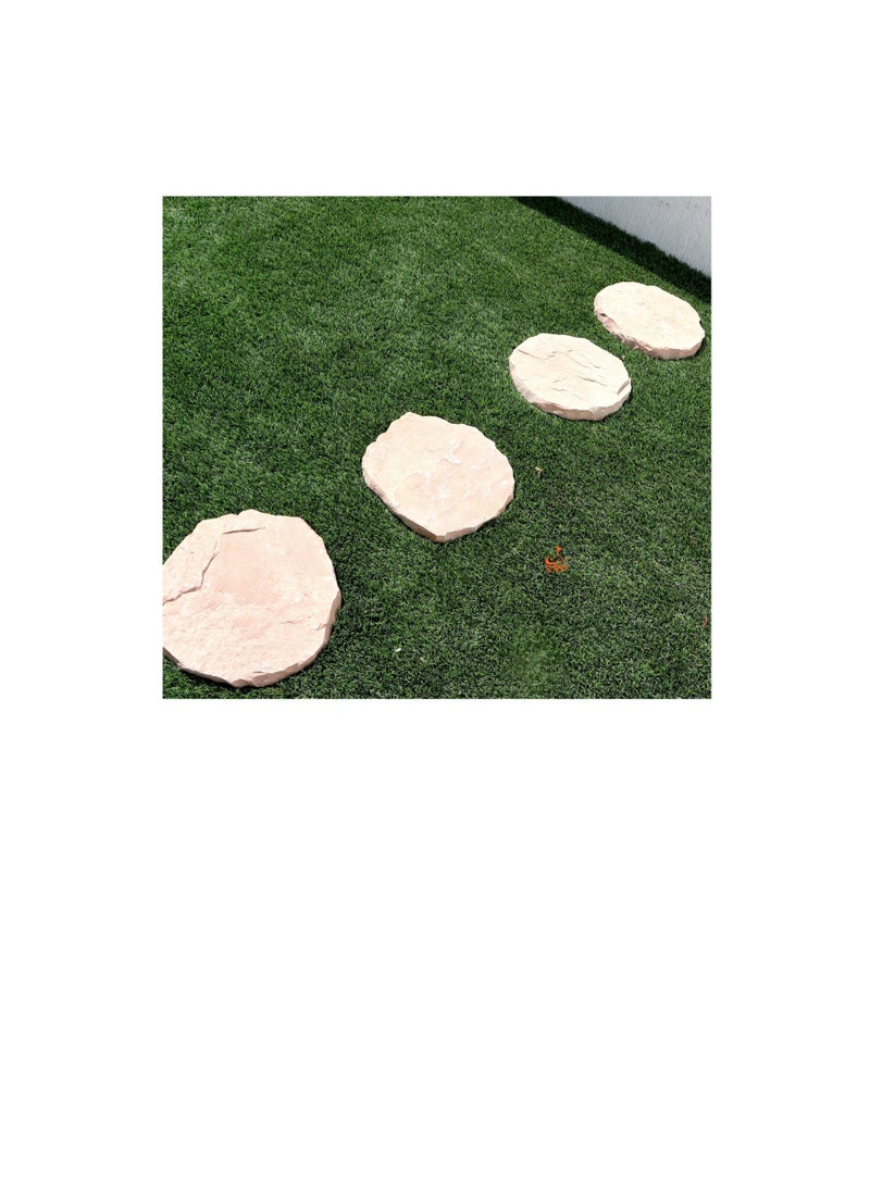 KNP Garden stepping stones Anti-Slip 28-35cm Round Gray single stone - Image 2