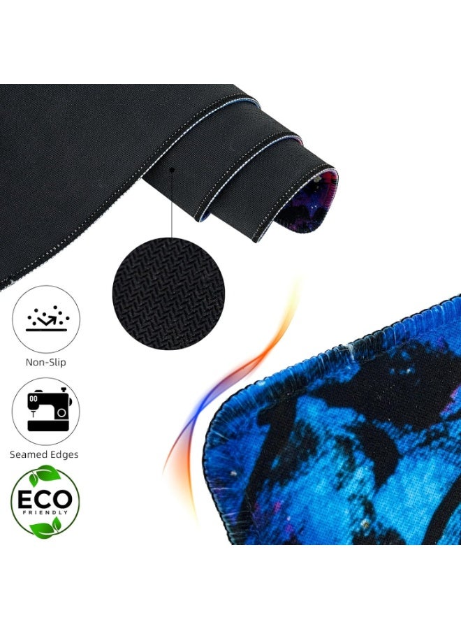 Large Gaming Mouse Pad, XL Desk Mat with Seamed Edges, Waterproof, Non-Slip Rubber Base, 70 cm x 30 cm x 2 mm Keyboard Pad, Big Mousepad - Image 2