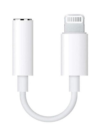 Lightning to 3.5mm Headphone Jack Adapter, Compatible with iPhone 13, 12, 11, Pro, XR, XS, Max, X, 8, 7, iPad - White - pzsku/Z63C09AB4AA74008D19FBZ/45/_/1725968892/a32c2cea-7c7b-4a7b-b0a5-4a8f64544138