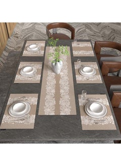 ART MOOD Slate Leaf Placemats Set  - Image 2