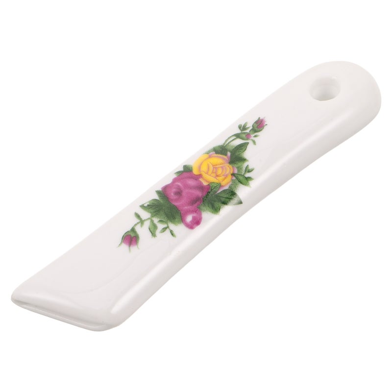 Ceramic Knife Handle Replacement for 6-Inch Blade - Floral Printed Chinese Style Grip Handle for Kitchen Knives - Ergonomic Use and Easy-to-Install - Image 4