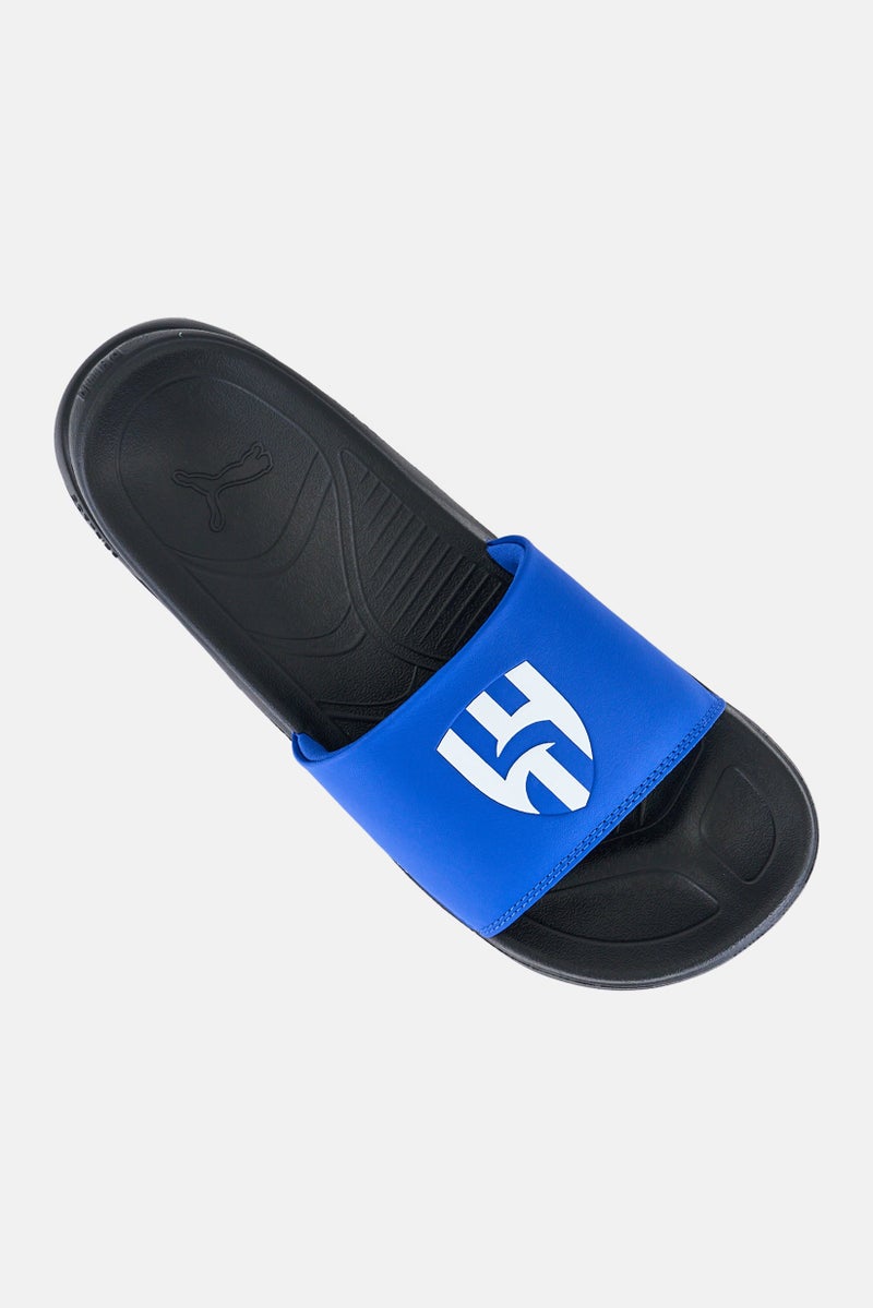 PUMA Men Softride Team Cat Al Hilal Slip On Slides, Blue - Image 4