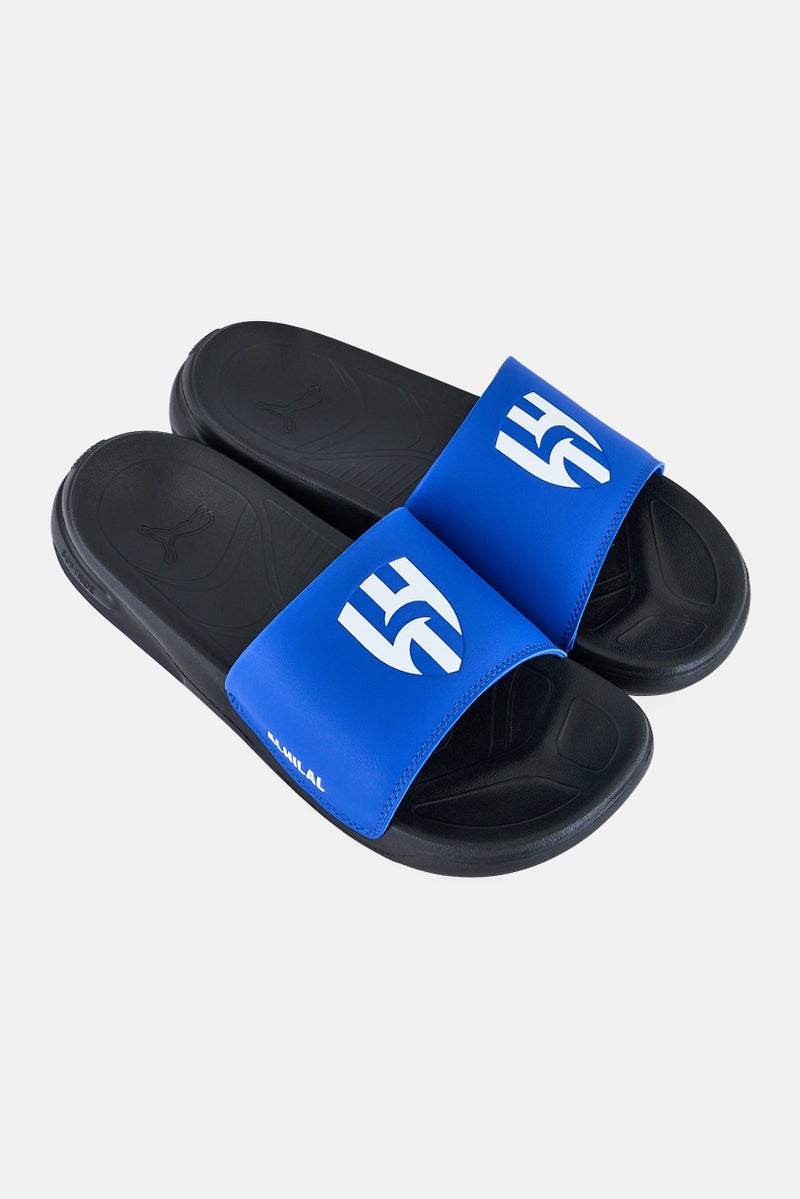 PUMA Men Softride Team Cat Al Hilal Slip On Slides, Blue - Image 2